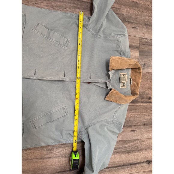 L.L. Bean Womens XL Reg Barn Utility Canvas Jacket W/ Corduroy Trim Pockets Ligh - Picture 8 of 13
